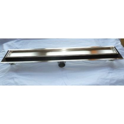 Inox Style RECTANGLES  Линеен сифон 485mm Правоъгълници с фланци