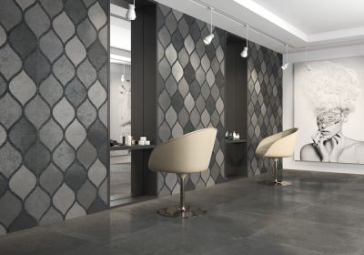 Claque Negro 80x80 гранитогрес от ROCA