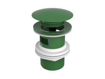 Клик клапан, универсален ø 65 с преливник, покритие Mint Green