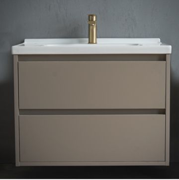 ALUMINA Мебел 70 с умивалник и две чекмеджета  КАФЯВ