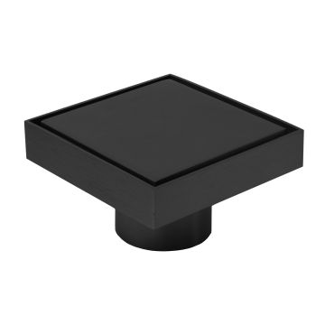 FLIPDRAIN Точков сифон 10x10 със сух и воден затвор неръждаема стомана - Black Matt