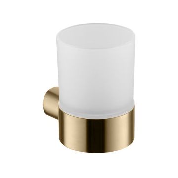 LOTUS стъклена чаша за баня ЗЛАТО МАТ