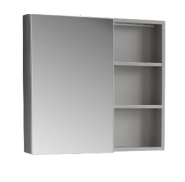 ALUMINA Горен шкаф с осветление 580/600/130 СВЕТЛО СИВ