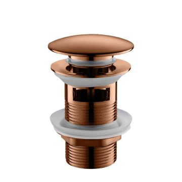 LOTUS Клик клапан, универсален ø 65 с преливник, покритие розово злато мат