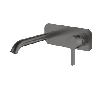 URBAN FLOW едноръковхатков вграден смесител за умивалник, цвят DARK GREY