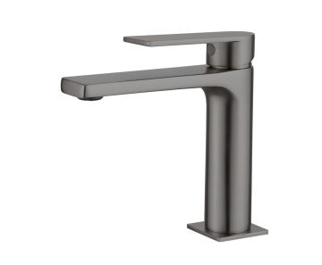 ALPHA едноръковхатков смесител за умивалник, цвят DARK GREY