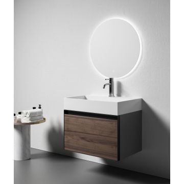 Мебел за баня от водоустойчив агломерат с композитен умивалник 60/46/40см