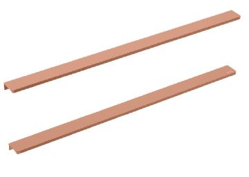 ROCA ELEGANT PLUS Комплект 2 дръжки 583мм розово злато