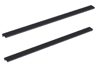 ROCA ELEGANT PLUS Комплект 2 дръжки 398мм черен цвят