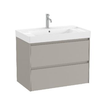 ROCA ONA 80 Мебел Unik с две чекмеджета и умивалник Sand Grey 