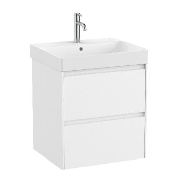 ROCA ONA 55 Мебел Unik с две чекмеджета и умивалник Бял Мат 