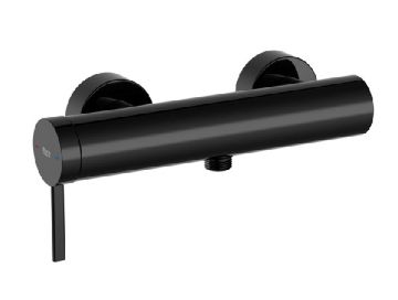 ROCA ONA Стенен смесител за душ Titanium Black 