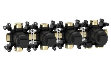 ROCA T-MULTI Вградено тяло за термостатичен смесител за душ с три изхода