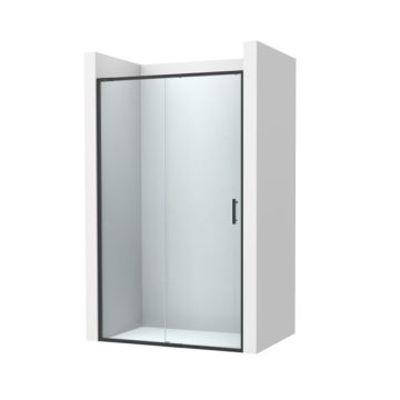 Roca Victoria Plus L2-E Параван за душ 100см Черен Мат