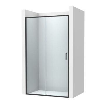 Roca Victoria Plus L2-E Параван за душ 120см Черен Мат