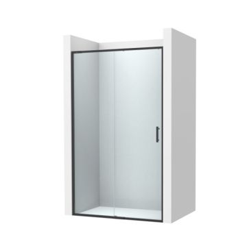 Roca Victoria Plus L2-E Параван за душ 140см Черен Мат