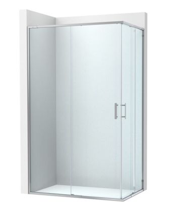 Roca Victoria Plus L2 - с 1 плъзгаща врата + 1 фиксиран панел 85см Хром