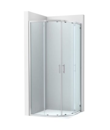 Roca Victoria Plus MR - Параван за ъглово душ корито с 2 плъзгащи врати + 2 фиксирани панела R375 Хром   