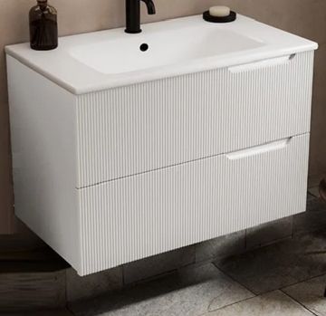 UNICO Мебел за баня с две чекмеджета за стенен монтаж