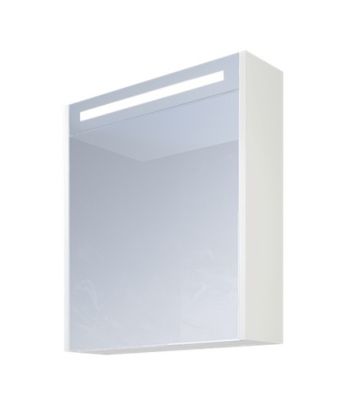 PVC Етоша горен шкаф огледало с LED осветление 53см