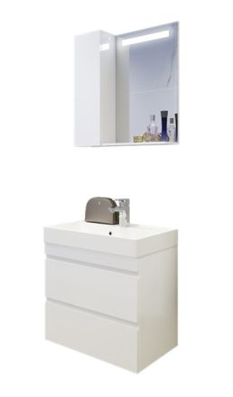 PVC Комплект шкафове за баня Арте 55см