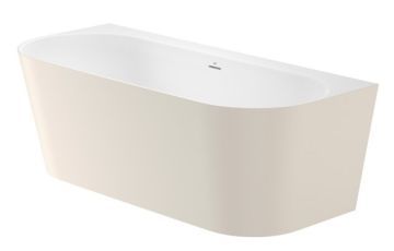 ROCA RAINA Долепена до стената вана от Stonex® 1700 x 750мм Включва click-clack клапа и сифон БЕЖ  