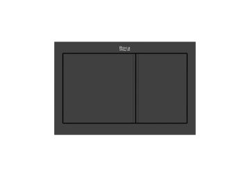 DUPLO S Бутон за вградено казанче PS1 Dual черен мат