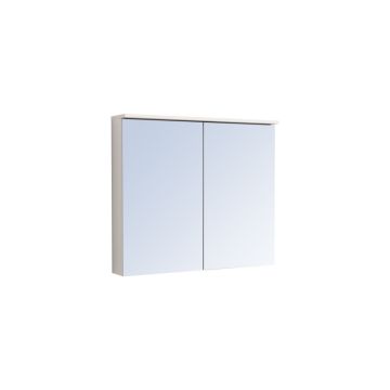Горен шкаф за баня Alfio 8017-70 17/70/80 см, бял, PVC