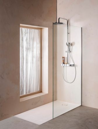 Roca Victoria Plus DF - Фиксиран панел за душ 120см Хром