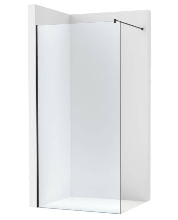 Roca Victoria Plus DF - Фиксиран панел за душ 120см Черен Мат