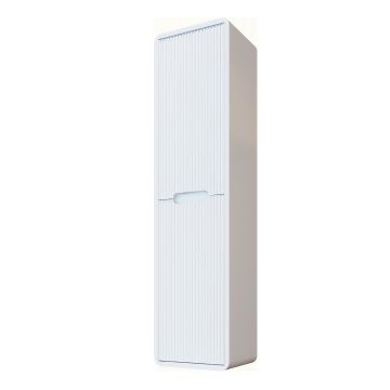PVC Колона за баня Гранада 30 x 120 x 25 см, бял гланц