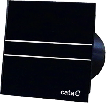 CATA Вентилатор за баня E-100 GT Time, ф100 mm - Черен с таймер