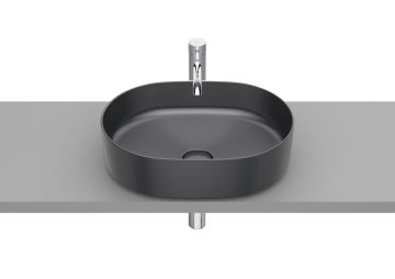 INSPIRA Round Умивалник за монтаж върху плот 500 - Onyx