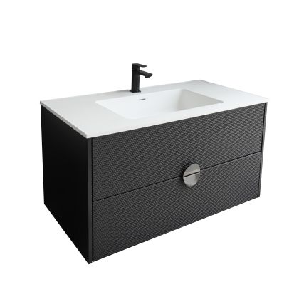 HOBART BLACK мебел с умивалник 100