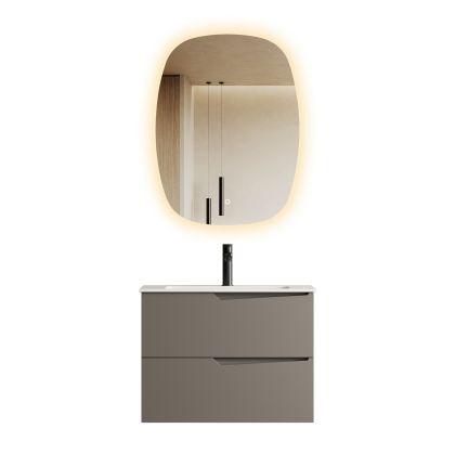 CANBERRA BEIGE 70 шкаф за баня с умивалник 