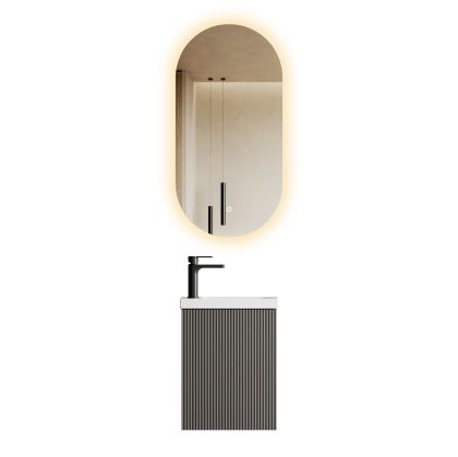 BURNIE DARK GREY мебел с умивалник 40 cm