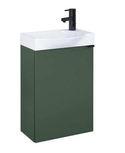 Мебел за баня или тоалетна ROCA Micro Unik, цвят зелен мат