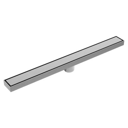 FLIPDRAIN Линеен сифон 60 със сух и воден затвор неръждаема стомана - Хром Мат