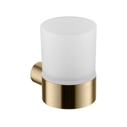 LOTUS стъклена чаша за баня ЗЛАТО МАТ