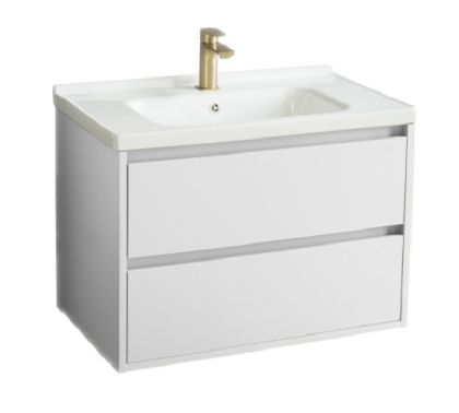 ALUMINA Мебел 70 с умивалник и две чекмеджета  БЯЛ