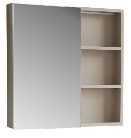 ALUMINA Горен шкаф с осветление 680/600/130 КАФЯВ