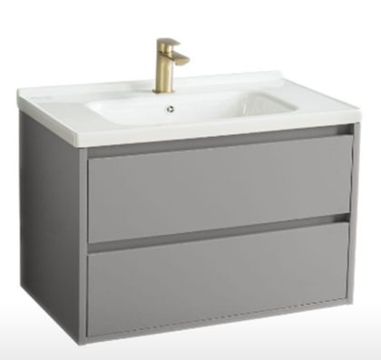 ALUMINA Мебел 70 с умивалник и две чекмеджета  ТЪМНО СИВ