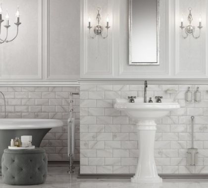 Стенни плочки METRO CARRARA 10X20