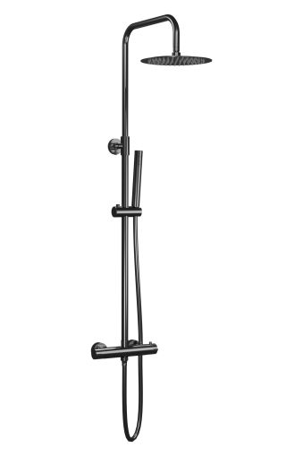 URBAN FLOW двупътна термостатична душ-колона, цвят DARK GREY