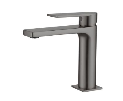 ALPHA едноръковхатков смесител за умивалник, цвят DARK GREY