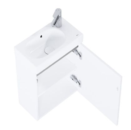 Mini-N Unik 45см мебел с умивалник бял гланц