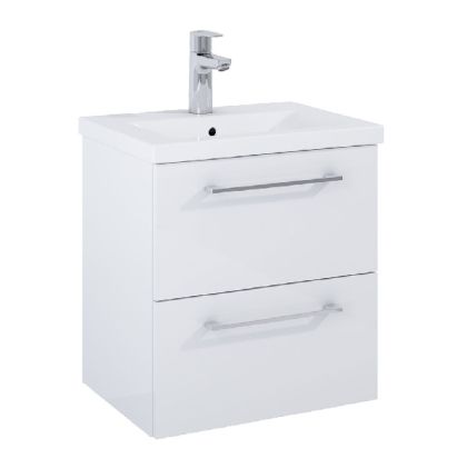 Roca ROMA COMPACT 515мм мебел за баня с умивалник бял гланц