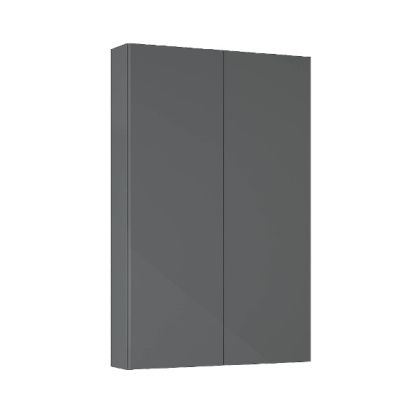 ROCA EXTRA Колона за баня с две вратичка 500мм на 126мм дълбочина Антрацит