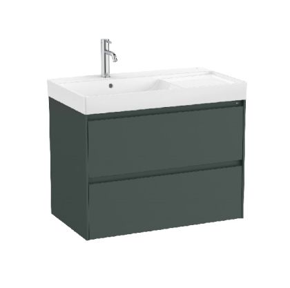  ROCA ONA 80 Мебел Unik с две чекмеджета и умивалник Зелен Мат 