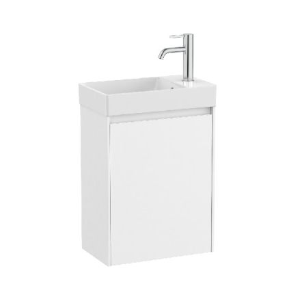 ROCA ONA COMPACT 45 Мебел Unik с една врата и умивалник Бял Мат 